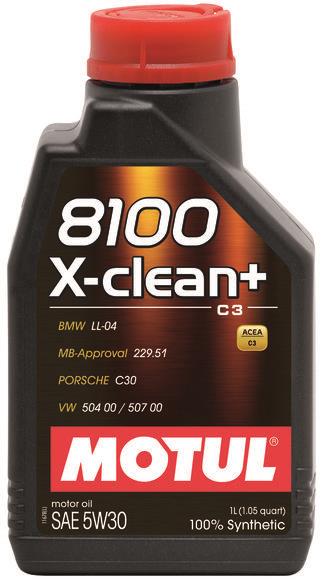 MOTUL 8100 X-CLEAN+  ENGINE OIL 5W30