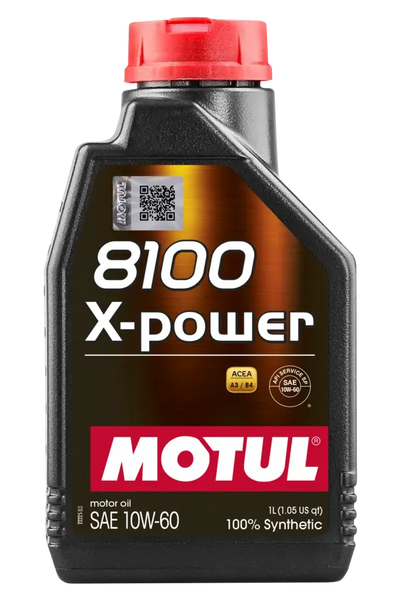 MOTUL 8100 X-POWER ENGINE OIL 10w60
